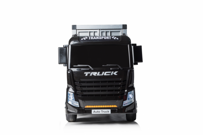 Kids electric ride-on truck with semi-trailer BJJ2011, 4x4, 140W, premium, black [4]