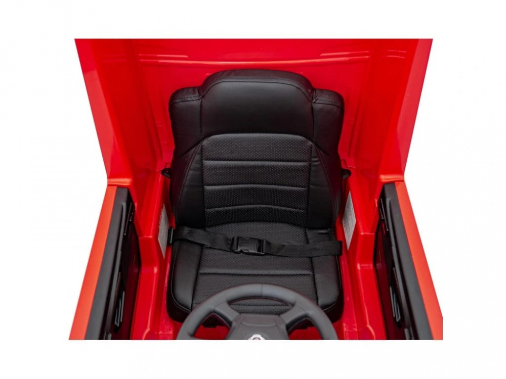 Camion electric pentru copii, SCANIA R-SERIES, tractiune 4x4, 180W, 12V 14Ah, echipare premium, rosu [16]