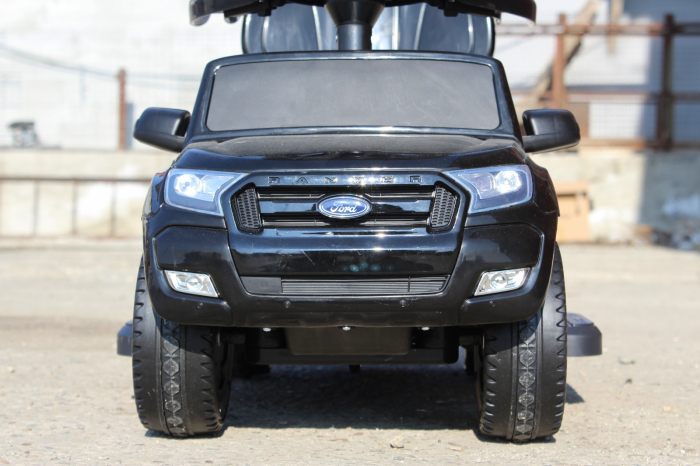 Licensed ride-on Ford Ranger 3 in 1, electric stroller for children, black [3]