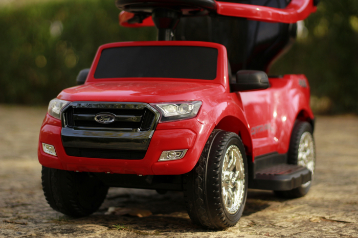 Carucior electric pentru copii 3 in 1 cu licenta Ford Ranger, STANDARD, rosu [3]