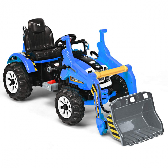 Children Ride On electric excavator for 3-6 years, 90W, 12V, standard, blue color [14]
