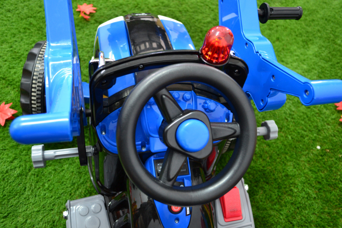 Children Ride On electric excavator for 3-6 years, 90W, 12V, standard, blue color [8]