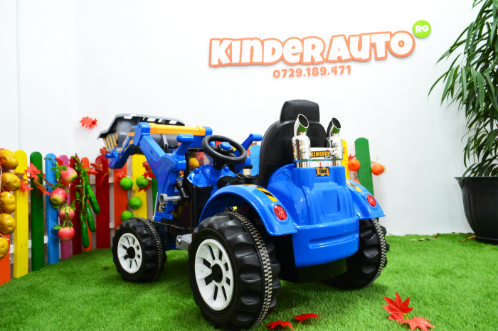 Children Ride On electric excavator for 3-6 years, 90W, 12V, standard, blue color [5]