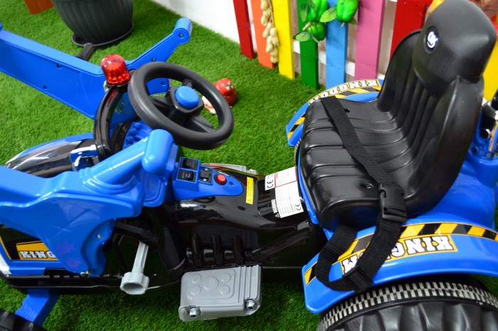 Children Ride On electric excavator for 3-6 years, 90W, 12V, standard, blue color [6]