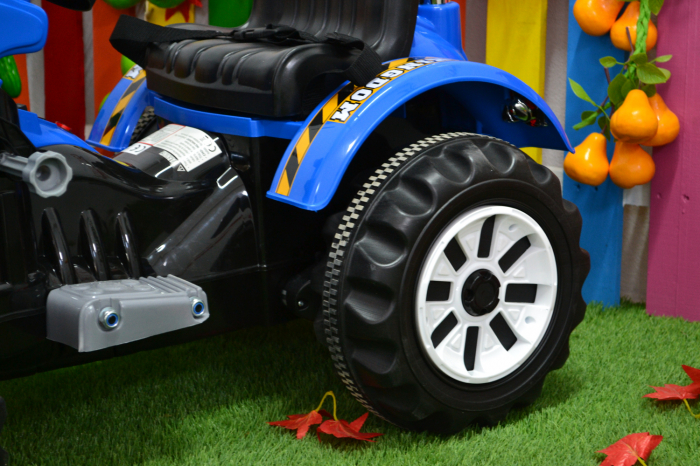 Children Ride On electric excavator for 3-6 years, 90W, 12V, standard, blue color [9]