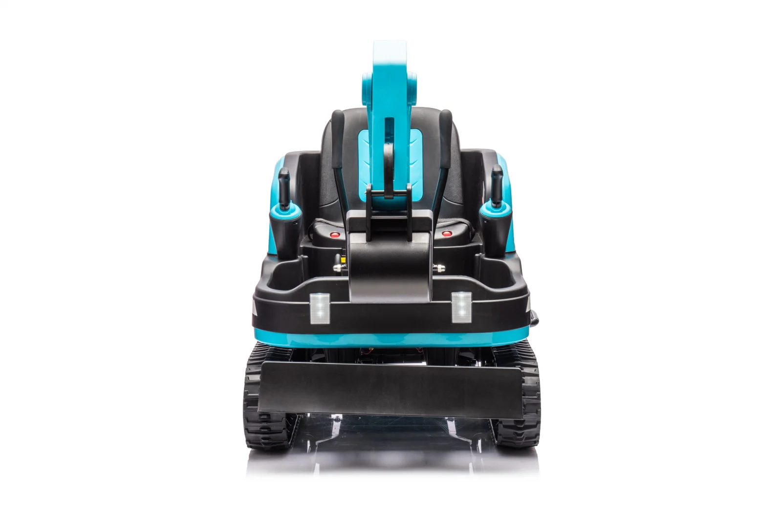Excavator electric pentru copii model X7 cu scaun tapitat, telecomanda, 110W, 12V, albastru [3]