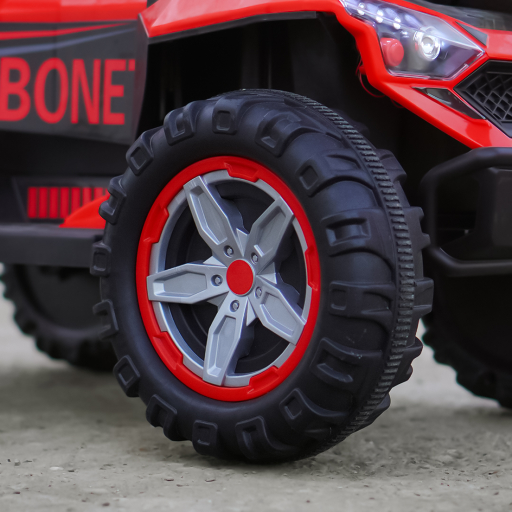 Excavator  pentru copii cu bascula electrica, model Bonet, 60W 12V, telecomanda, rosu [11]