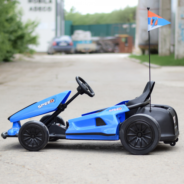 Ride-on electric Go Kart A035 F1 24V, EVA wheels, blue [13]