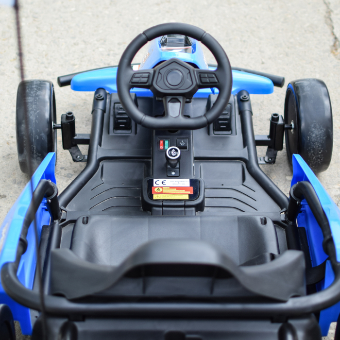 Ride-on electric Go Kart A035 F1 24V, EVA wheels, blue [19]