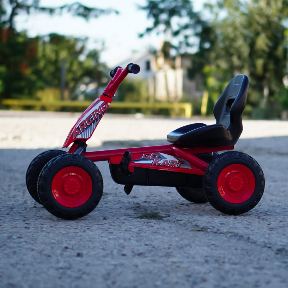 Kart cu pedale pentru copii intre 2 si 6 ani, rosu [9]
