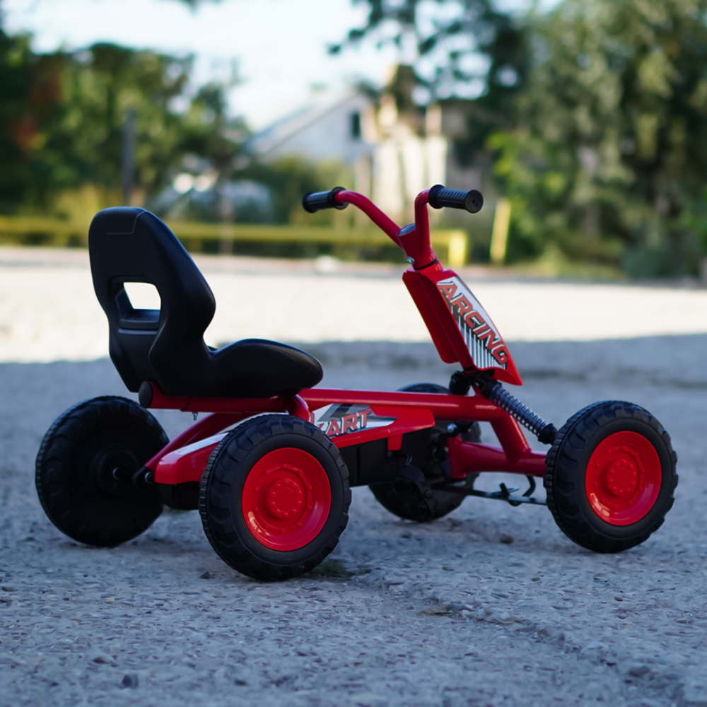 Kart cu pedale pentru copii intre 2 si 6 ani, rosu [5]