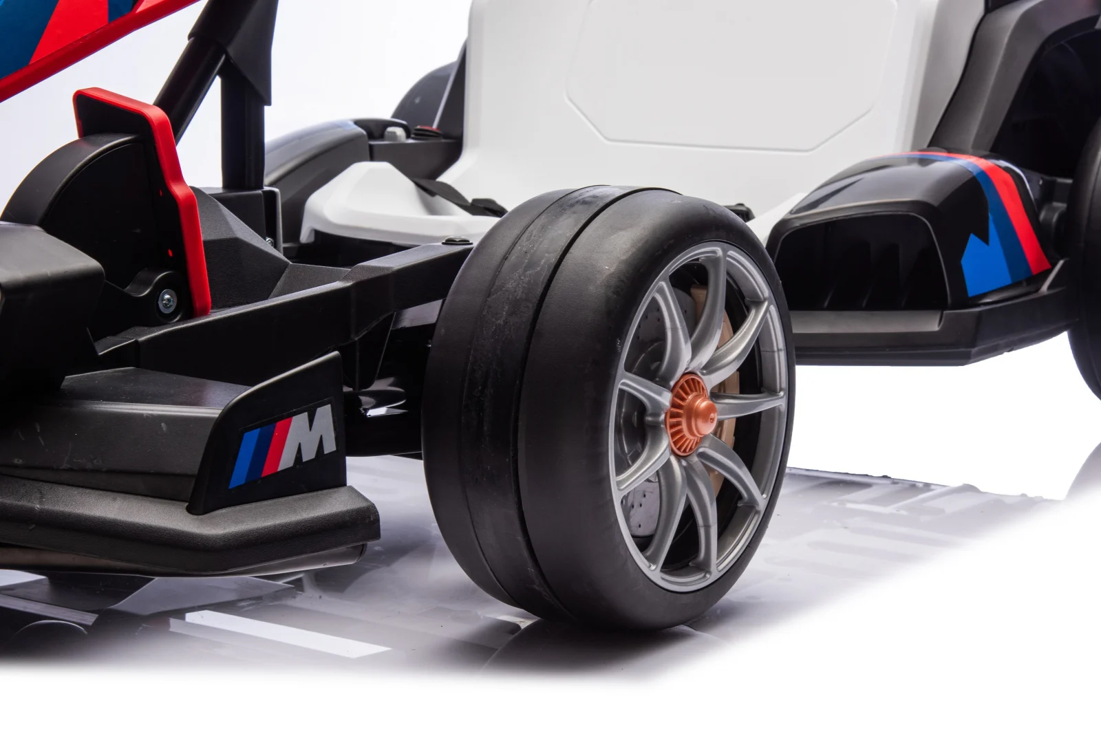 Kids Electric Go-Kart BMW Motorsport, 500W Power, Adjustable Chassis, red [10]