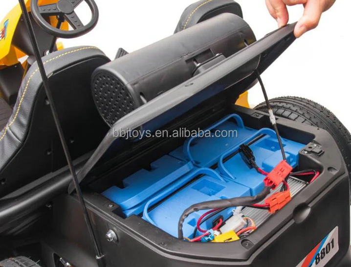 Kart electric pentru 2 copii, Kinderauto Speed7, 600W, 48V 14Ah, premium, albastru [4]