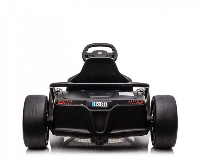 Go Kart electric pentru copii SX1968, 500W putere, 24V, roti moi, rosu [14]