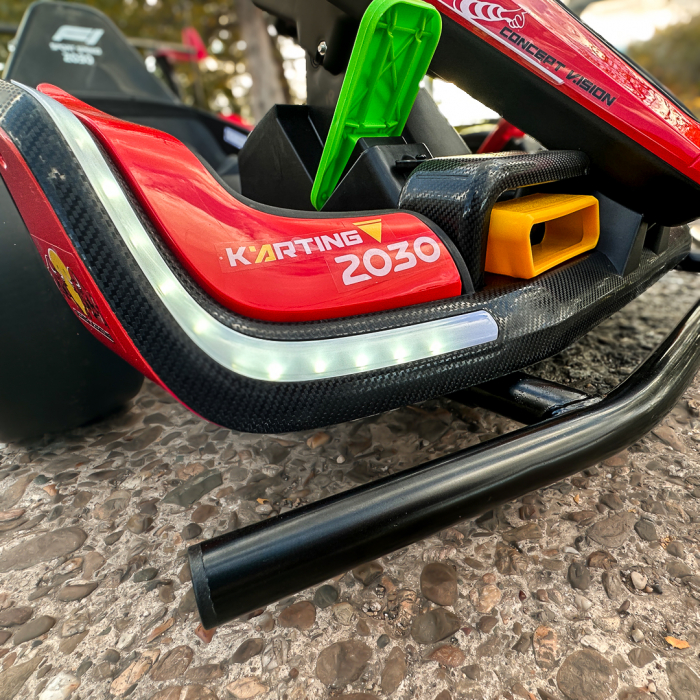 Kart electric pentru copii intre 3 si 11 ani, Racing F1, 500W, 24V, telecomanda inclusa, rosu [13]