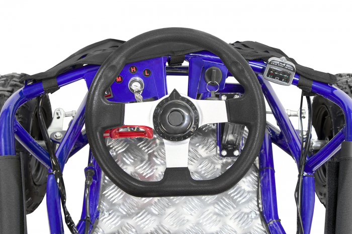Kart electric pentru copii NITRO GoKid 1000W 48V #Albastru [8]