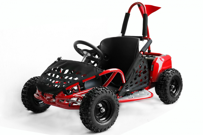 Kart electric pentru copii NITRO GoKid 1000W 48V #Rosu [1]