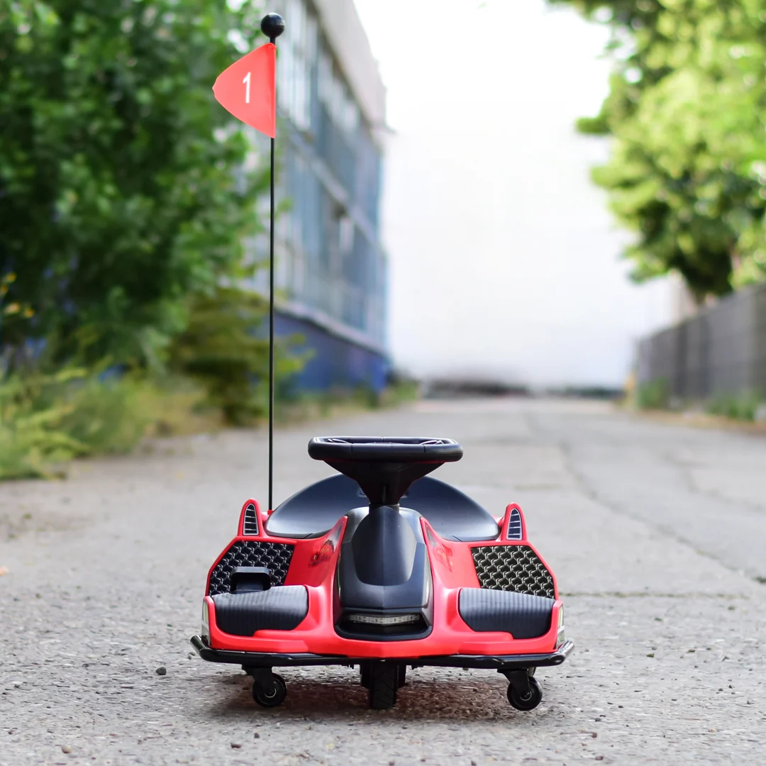 Kart electric, Rider Drift 360, 180W, 24V, cu protectii incluse, rosu [5]