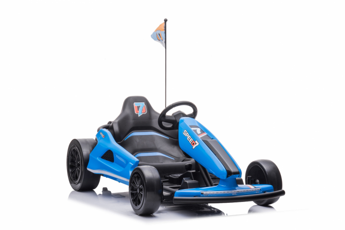 Ride-on electric Go Kart A035 F1 24V, EVA wheels, blue [8]