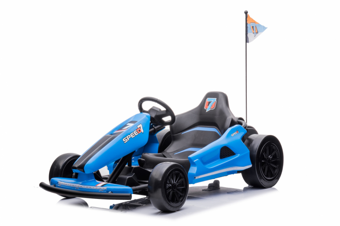 Ride-on electric Go Kart A035 F1 24V, EVA wheels, blue [10]