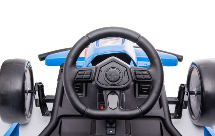 Ride-on electric Go Kart A035 F1 24V, EVA wheels, blue [9]