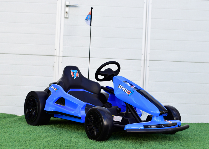 Ride-on electric Go Kart A035 F1 24V, EVA wheels, blue [2]