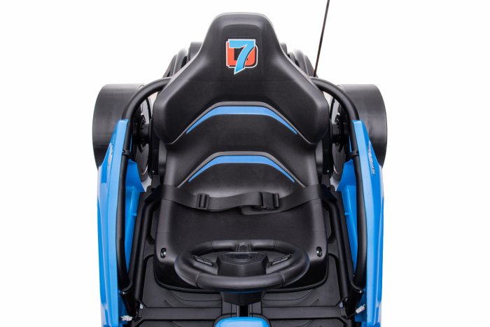 Ride-on electric Go Kart A035 F1 24V, EVA wheels, blue [5]