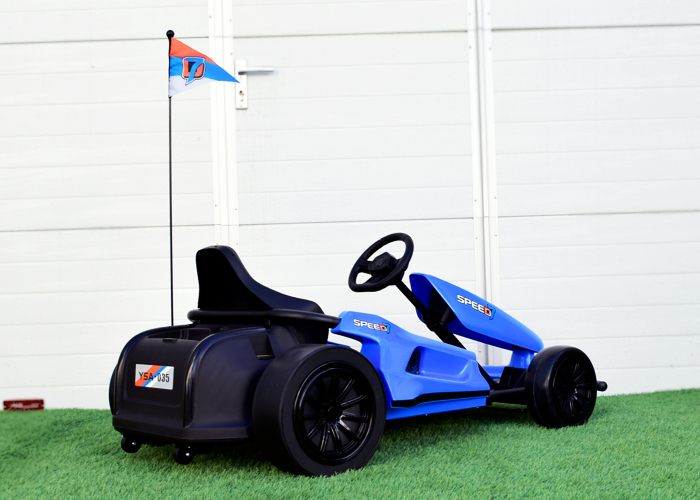 Ride-on electric Go Kart A035 F1 24V, EVA wheels, blue [3]