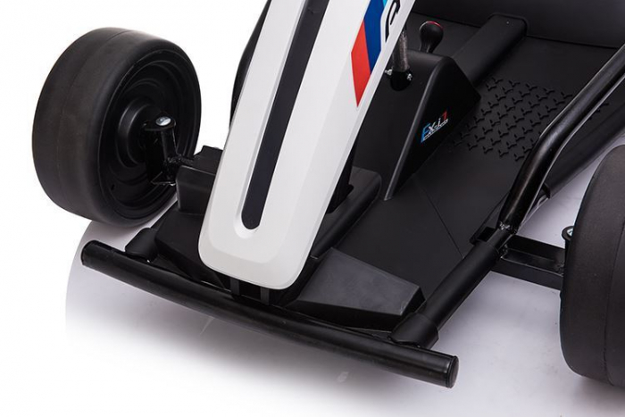 Go Kart electric pentru copii SX1968, 500W putere, 24V, roti moi, alb [12]