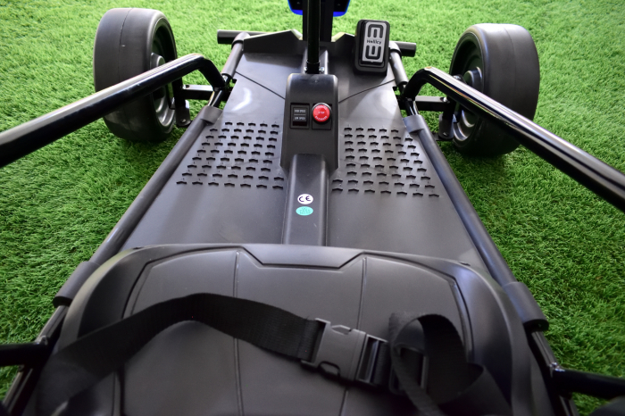 Go Kart electric pentru copii SX1968, 500W putere, 24V, roti moi, albastru [3]