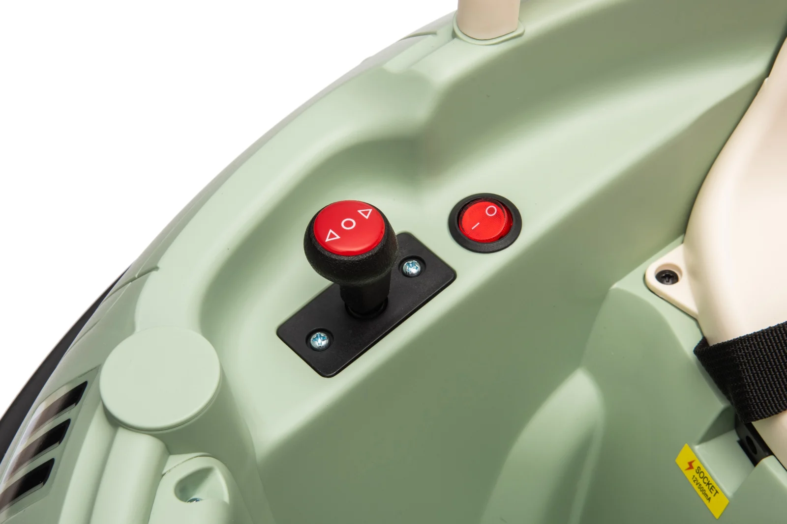 Masinuta busitoare copii, Solley UFO 360, cu telecomanda, 80W 12V, verde [17]