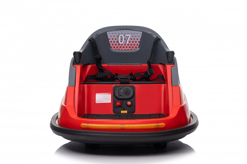 Ride-On Bumper Car for Kids, 70W Motor, 12V Battery, red [2]