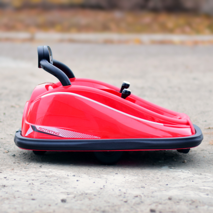 Masinuta busitoare pentru copii, Super Collision 70W 12V, telecomanda inclusa, rosie [4]