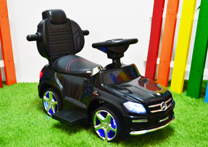 Licensed Ride-On car for children Mercedes GLC63 AMG 3 in 1 with handle, premium equiped, black [15]