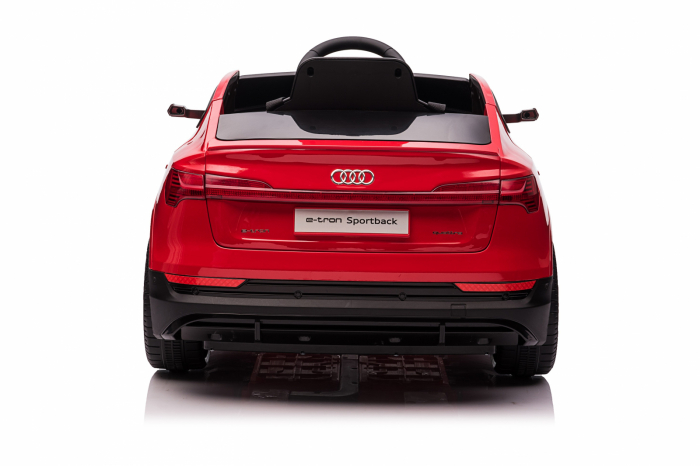 Licensed electric ride-on car Audi E-tron Sportback, 4x4, 12V 140W, red [5]