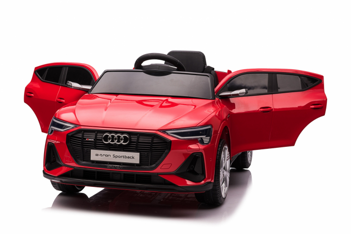 Licensed electric ride-on car Audi E-tron Sportback, 4x4, 12V 140W, red [6]