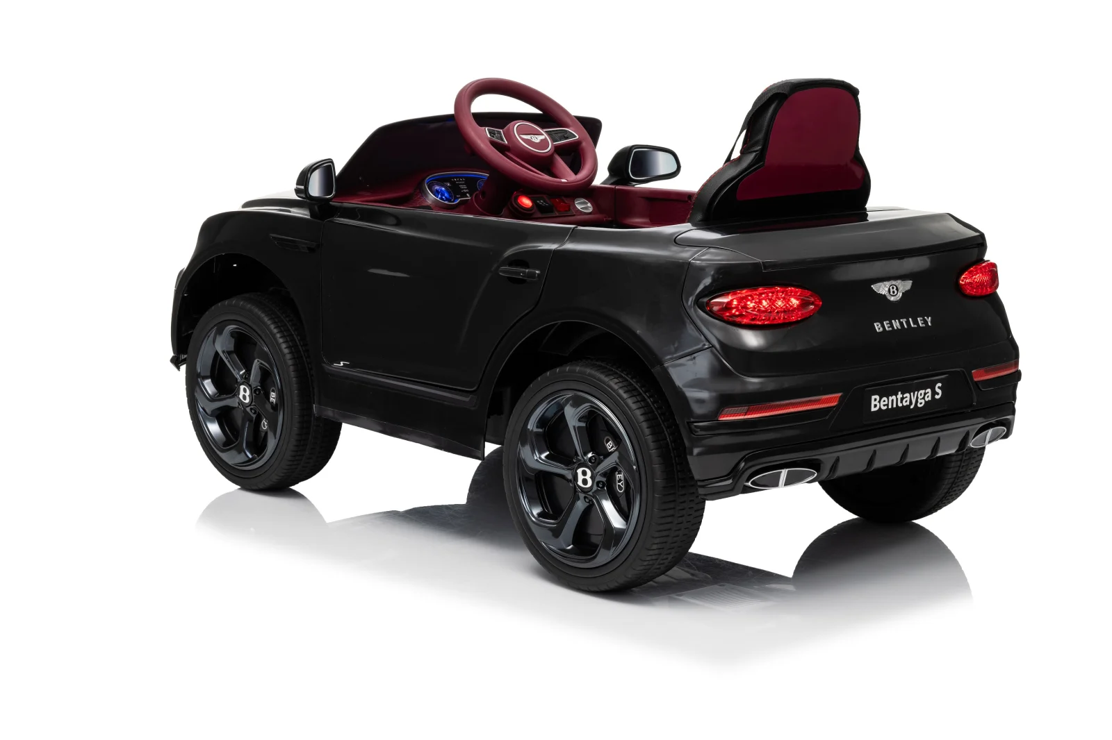 Bentley Bentayga S 4x4 Electric Ride-On Car for Children, 120W, 12V, Premium Edition, black [6]