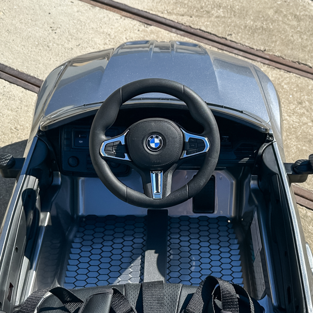 Masinuta electrica Bmw M4, 12V, PREMIUM, gri vopsit [16]