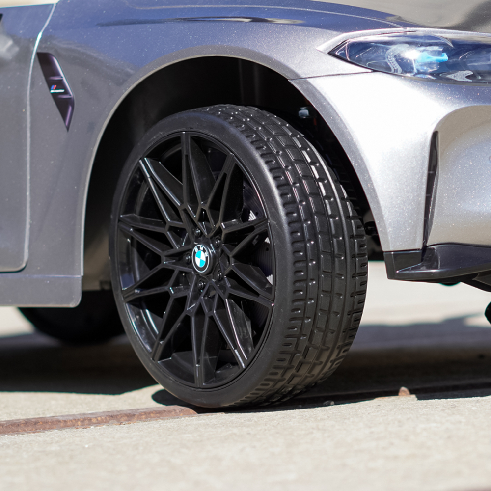 Masinuta electrica Bmw M4, 12V, PREMIUM, gri vopsit [13]