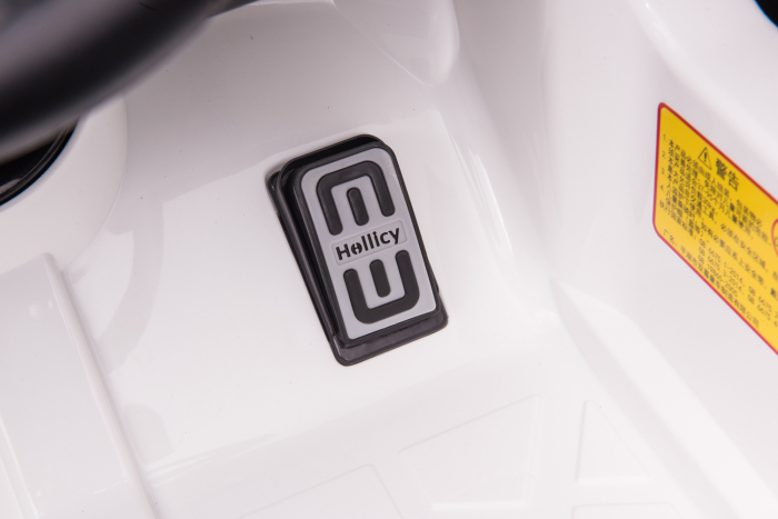 Masinuta electrica Bmw M5 Competition,12V, 90W, roti EVA, scaun tapitat,premium, alba [7]