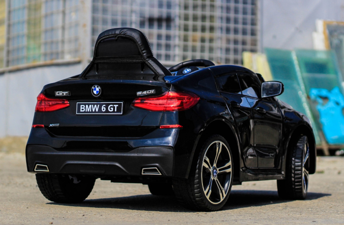 Masinuta electrica Bmw Seria 6 GT 70W 12V PREMIUM #Negru [5]