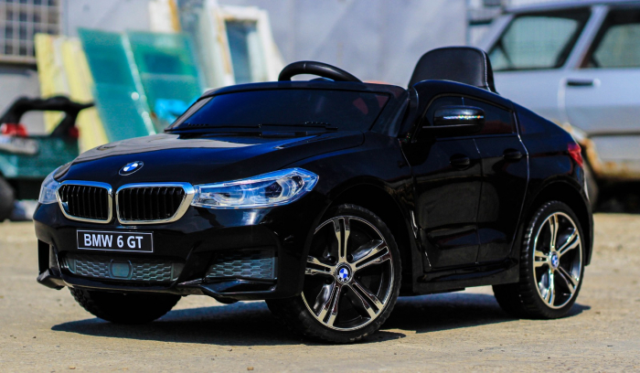 Masinuta electrica Bmw Seria 6 GT 70W 12V PREMIUM #Negru [2]