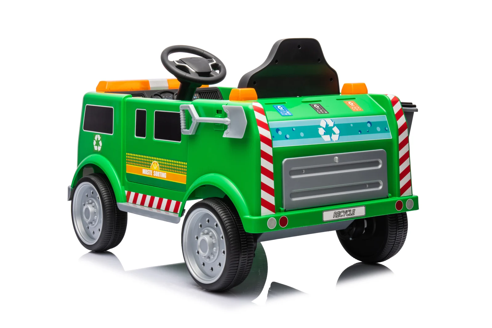Electric Ride-On Dump Truck for Kids 2–5 Years, 70W, 12V, Premium, Green [17]