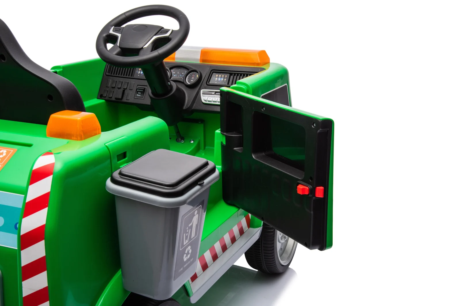Electric Ride-On Dump Truck for Kids 2–5 Years, 70W, 12V, Premium, Green [19]