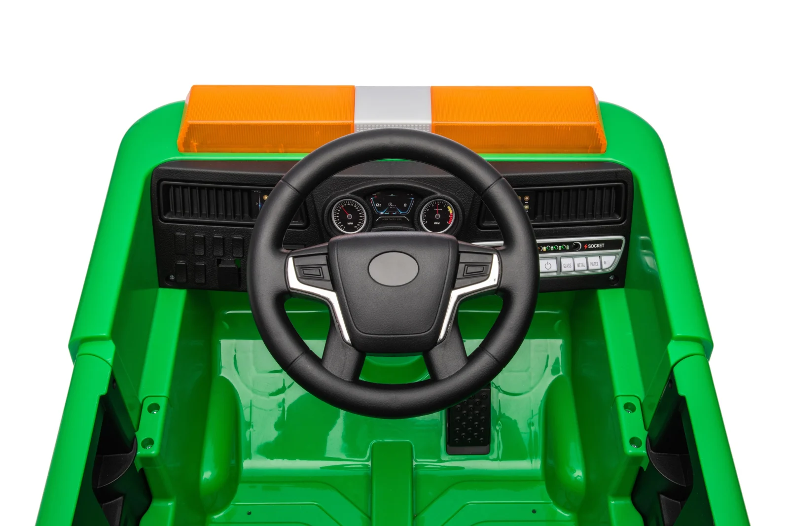 Electric Ride-On Dump Truck for Kids 2–5 Years, 70W, 12V, Premium, Green [23]