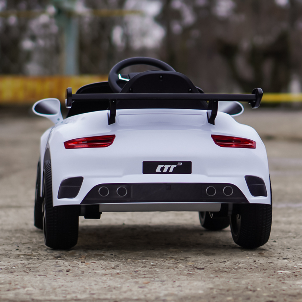 Electric Ride-On Car for Kids 2–5 Years – RUF CTR 3, 70W, 12V, Premium, white [6]