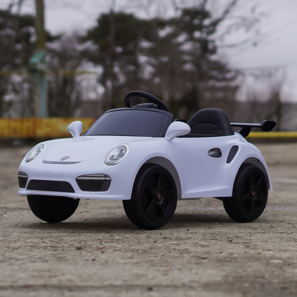 Electric Ride-On Car for Kids 2–5 Years – RUF CTR 3, 70W, 12V, Premium, white [2]