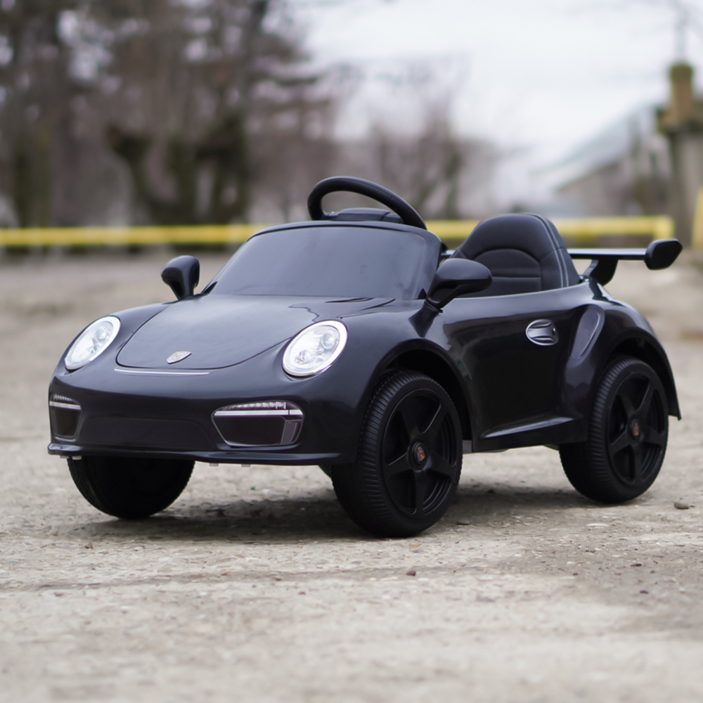 Electric Ride-On Car for Kids 2–5 Years – RUF CTR 3, 70W, 12V, Premium, black [4]