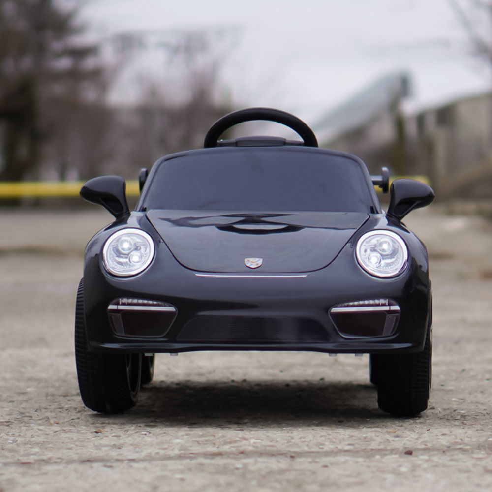 Electric Ride-On Car for Kids 2–5 Years – RUF CTR 3, 70W, 12V, Premium, black [3]