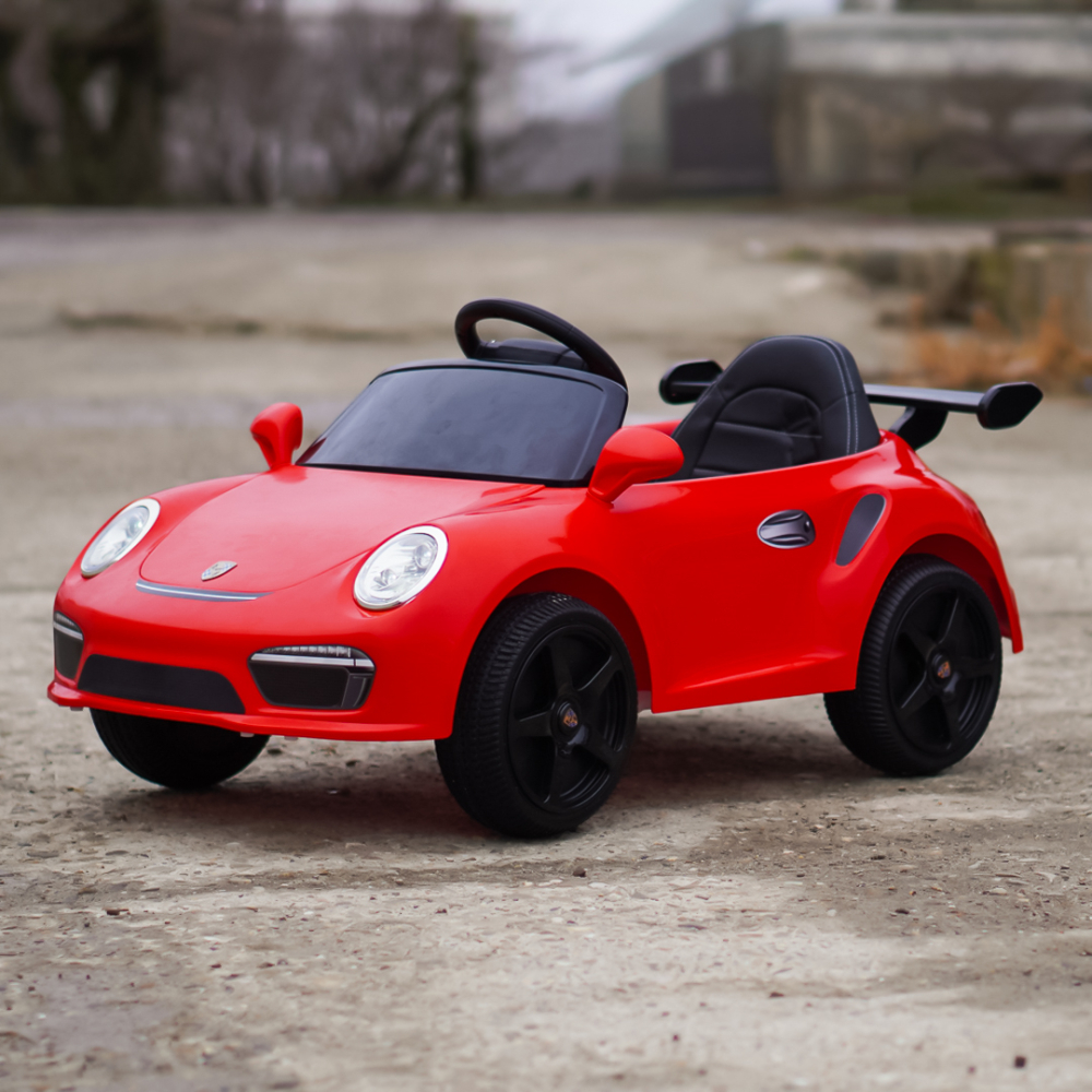 Electric Ride-On Car for Kids 2–5 Years – RUF CTR 3, 70W, 12V, Premium, Red [4]
